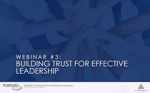 Building trust for effective leadership