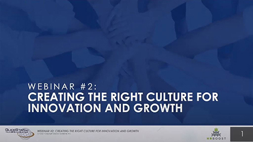 Creating the right culture for innovation and growth